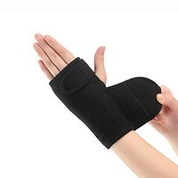 FINGER SPLINT Extension Elastic Wristband Bandage Metal Splint, Carpal Tunnel Syndrome and tendonitis Relieve Pain, Hands Wearable, Ladies and Men, Black,Left