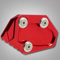 Frames & Fittings for Yamaha YZF-R3 YZF-R25 YZF R3 R25 2015 2016 Motorcycle Accessories Aluminum Side Stand Enlarge Plate Kickstand Extension r3 - (Color: Red)