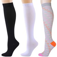 Compression Socks for Women & Men - Ovruns Best 15-20 mmHg Pregnancy Nurse Flight Travel Recovery Medical Support