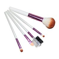 Cosmetic Brushes, Yoyorule 5pcs Makeup Brushes Set Blush Lip Brow Eyeshadow Brush (White)