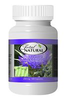 Milk Thistle 250mg 180 Count Bottle of Capsules [12 Bottles] by Total Natural, Safe and Natural Liver Protectant Health Supplement for Men and Women, GMP Premium Ingredients