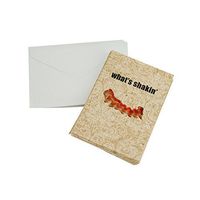 123-Wholesale - Set of 48 What's Shakin' Bacon Blank Note Cards & Envelopes Set - Gift Wrapping Greeting Cards