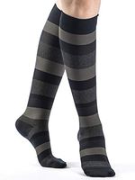 SIGVARIS Women’s Style Microfiber Patterns 830 Closed Toe Calf-High Socks 20-30mmHg