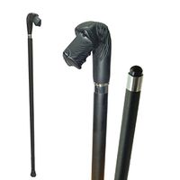 Vista International Hand carved Schnauzer Dog Stick