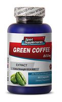Green Coffee Beans Supplement - Green Coffee Extract 800mg - Herbal Natural Green Coffee Bean Extract to Supress Appetite and Boost Energy (1 Bottle 60 Capsules)