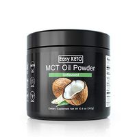 Easy Keto MCT Oil Powder with Prebiotic Acacia Fiber, Pure Coconut C8 & C10 Medium Chain Triglycerides, Clean Energy, Easily Absorbed & Zero Net Carbs