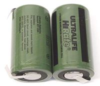 Ultralife U10014 (UHR-CR34610) Non-Rechargeable LiMnO2 D Cell Battery w/End Caps & Re-settable Fuse