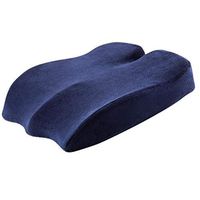 Lifting Cushions Cushion Comfortable and Breathable Memory Cotton Beautiful Hip Cushion Office for Relieving Sedentary Sciatica (Color : Blue, Size : 45419cm)