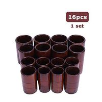 Cupping Bamboo Acupuncture Therapy Set, Massage Vacuum Cups Therapy Kit, Body Suction Set for Pain Relief,16pcs