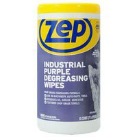 Zep Industrial Purple Heavy-Duty Degreasing Wipes 65 ct (1)