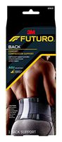 Futuro Futuro Comfort Compression Back Support, One Size, Black, Adjustable