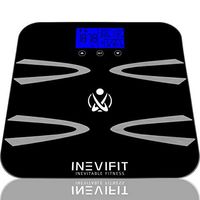 INEVIFIT Body-Analyzer Scale, Highly Accurate Digital Bathroom Body Composition Analyzer, Measures Weight, Body Fat, Water, Muscle, BMI, Visceral Levels & Bone Mass for 10 Users. 5-Year Warranty