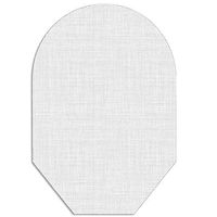 Solid Color Ostomy Pouch Cover Closed End (White)