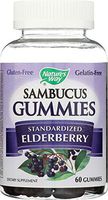 Nature's Way (NOT A CASE) Sambucus Gummies Elderberry Standardized Gelatin Free, 60 ea