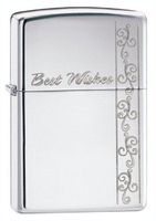Zippo Best Wishes Pocket Lighter