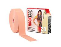 RockTape H2O (Extra Sticky) Uncut BULK Kinesiology Tape - 2" X 105' Roll - H2O Beige