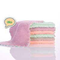 Microfiber Cleaning Cloth - Kitchen Towels - Double-Sided Microfiber Towel Lint Free Highly Absorbent Multi-Purpose Dust and Dirty Cleaning Supplies for Kitchen Car Cleaning - Dish Towels (Pack of 3)