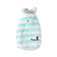 Kanngest Premium Classic Rubber Hot Water Bottle with Cute Rabbit Soft Fleece Cover Great for Pain Relief, Hot and Cold Therapy