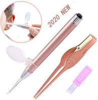 4 Pack Ear Pick with Light and Magnifier(Ear Pick & Tweezers),Earwax Removal Kit, Earwax Cleaner Set with Gift Storage Box for Ear Care & Cleaning, Ear Spoon Picker Products Earpick for Adults & Kids