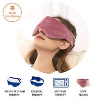 ACOMOPACK 3 Multi-FUNCIONS Cool Gel & Eye MASK -Zero Eye Pressure- Eye Mask for Sleeping, Eye MASK Gel for Relief Eyes Compression