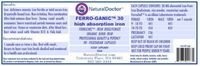 NATURALDOCTOR Ferro-GANIC Iron 30, 60 Vegetarian Capsules
