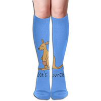 Z-YY Thigh High Socks Smile Kangaroo Athletic Knee High Stockings 50cm