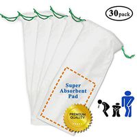 Medokare Medical Grade Urinal Bag - 30 Pee Bags, Superior Absorbent Pad, Portable Emergency Disposable Urinal Toilet, Road Trip Essentials Car Sickness Travel Vomit Bags, Odor Reducing for Men, Women