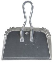 Tough Guy Hand Held Dust Pan, Silver, Aluminum