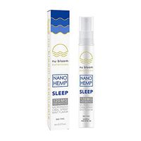 Nu Bloom Botanicals Sleep Aid Hemp Oil - Sleep Formula for Insomnia and Anxiety Relief - Hemp Oil Extract - Organic Hemp Oil - Hemp - Micronized Oral Spray 8ml - 120mg Sleep Formula Mint Flavor