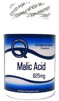 Malic Acid 825mg 100 Capsules ^GLS