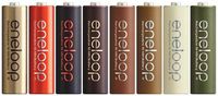 eneloop tones chocolat AA-size 1,900mAh Battery 8-Pack | HR-3UTGB-8C ( Japanese Imports )