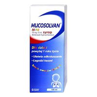 Mucosolvan Mini 15ml/mg Syrup 100ml / 3.3oz - Relief for Acute & Chronic Cough Bronchitis Treatment