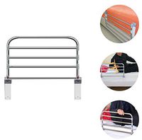 YxnGu Foldable Stainless Steel Bedside Safety Rail for Home & Hospital - Bed Rail Anti-Fall Drop Safe up Booster for Elderly (Size : 90CM)