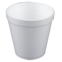 Dart 16MJ20 16 oz. Medium Squat Foam Food Container - 500 per case