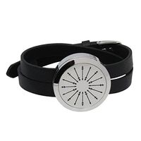 Aromatherapy Essential Oil Diffuser Leather Band Wristband Locket Unisex Arrow Bracelet
