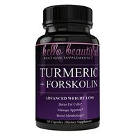 Turmeric and Forskolin Advanced Weight Loss with Black Pepper for Advanced Absorption