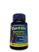 Earth's Creation Curolife Curcumin for The Whole Body 10 Softgels
