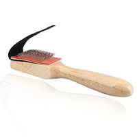 JPONLINE Men Women Wood Suede Sole Wire Shoe Brush Cleaners Dance Shoes Cleaning Brushes Brush for Footwear