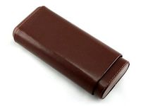 Skyway Armondo Leather Cigar Case Holder with Cedar Lining - Brown