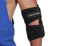 Elbow, Hand Wrist, Plantar Fasciitis Ice Wrap + Compression. 360º Icing. 3 Ice Packs in 1, Universal Size, Stops Pain Fast, Icing Recommended by Ortho MDs as Safe and Effective. Clinical Quality.