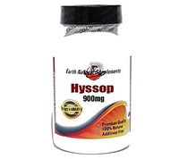 Hyssop 900mg * 180 Capsules 100% Natural - by EarhNaturalSupplements