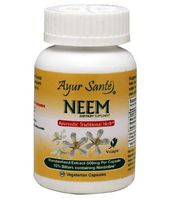 Neem-Extract 500mg Per Cap(10% Bitters containing Nimbidine-50 mg*) 60 Veg Caps