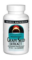 Source Naturals Grape Seed Extract, Proanthodyn 100 mg Antioxidant Protection & Supports Healthy Aging Brain - 120 Capsules