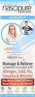 Dr. Hana’s Nasopure The “Nicer Neti Pot” | Sampler Kit | 8 Ounce Bottle with 4 Buffered Salt Packets | Allergy and Congestion Relief Nasal Wash