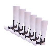 Compression Socks for Man & Woman - ACODQR 3 Pairs Sports Socks for Man & Woman for Exercise, Sports, Travel, Riding Bike