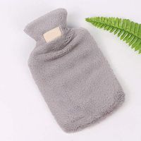 XINdream Cute Hot Water Bottle with Soft Flannelette Cover, PVC Injection Hot Water Bottle Hot or Cold Water Bag for Pain Relief