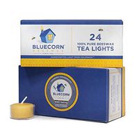 Bluecorn Beeswax Aromatherapy Tea Lights (24-Pack) (Well Being)