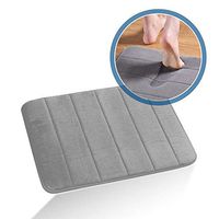 Vuffuw Non Slip Bath Mat, Memory Foam Bathroom Rugs, Absorbent Soft Tub Mat, Washable Bathroom Carpet for Bathroom, Bedroom Or Kitchen