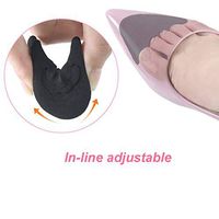 Half Forefoot Cushion Big Toe Plug Soft Sponge Foot Brace Shoe Filler Adjustable Toe Plug Foot Brace Pads Unisex Shoe Inserts