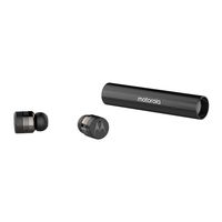 Motorola Vervebuds 300 Wireless Earbuds - Bluetooth Magnetic Earphones with Microphone, Charging Case - IPX6-Rated, Auto-Pair, Comfortable Fit, Voice Assistant-Compatible - Workout, Exercise Gear